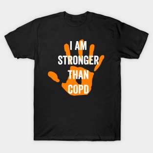 Chronic obstructive pulmonary disease - COPD awareness - orange ribbon awareness T-Shirt